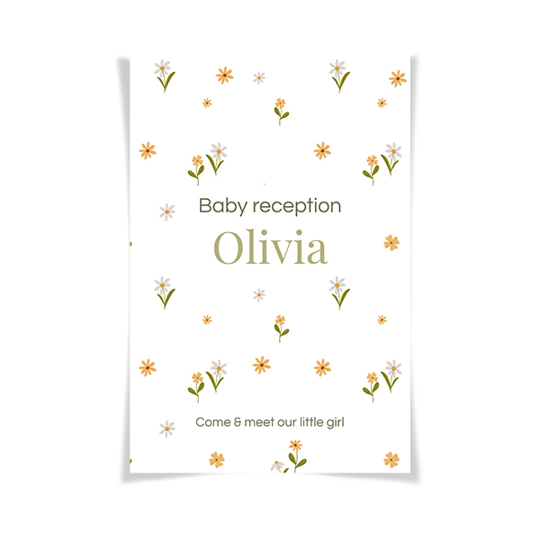 Welcome poster