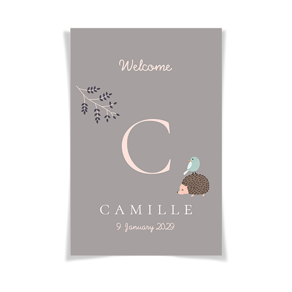 Welcome poster Welcome poster