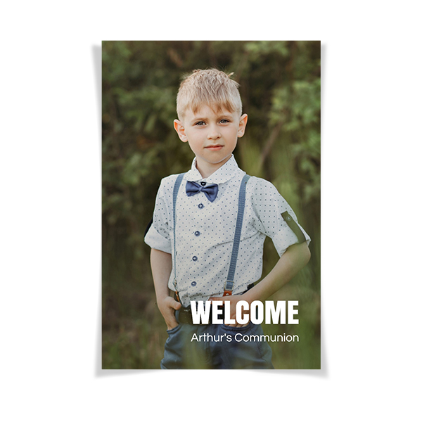 Velkomstplakat