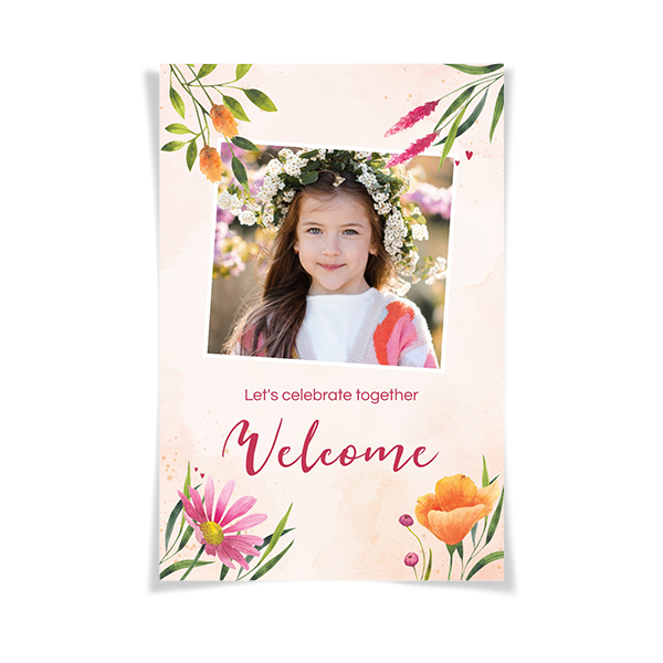 Velkomstplakat