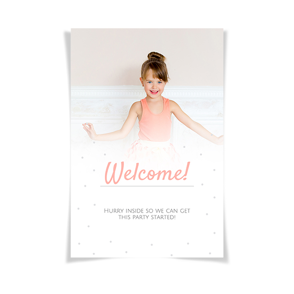 Velkomstplakat Velkomstplakat
