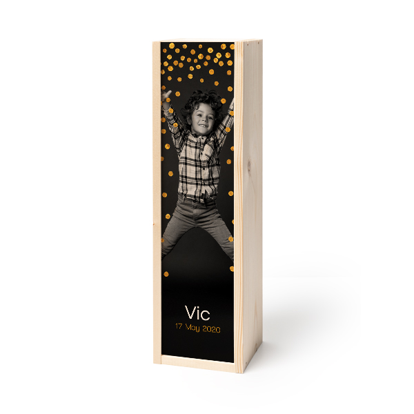 Coffret à vin en bois