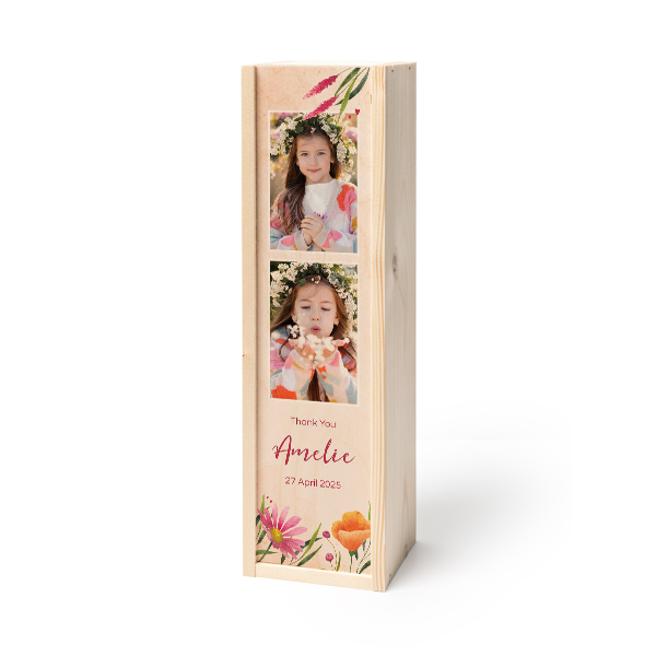 Weinkiste aus Holz personalisieren
