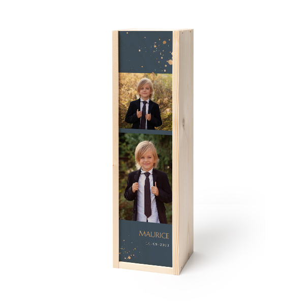 Wooden gift box for bottle Wooden gift box for bottle