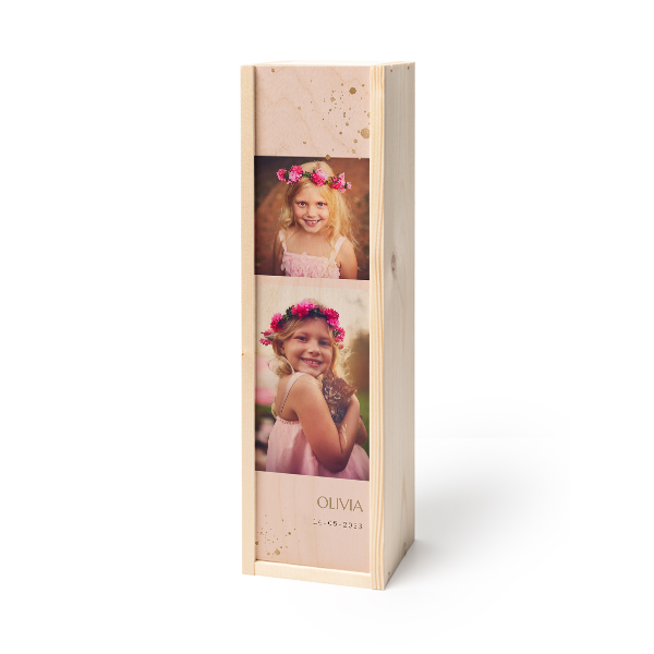 Wooden gift box for bottle Wooden gift box for bottle