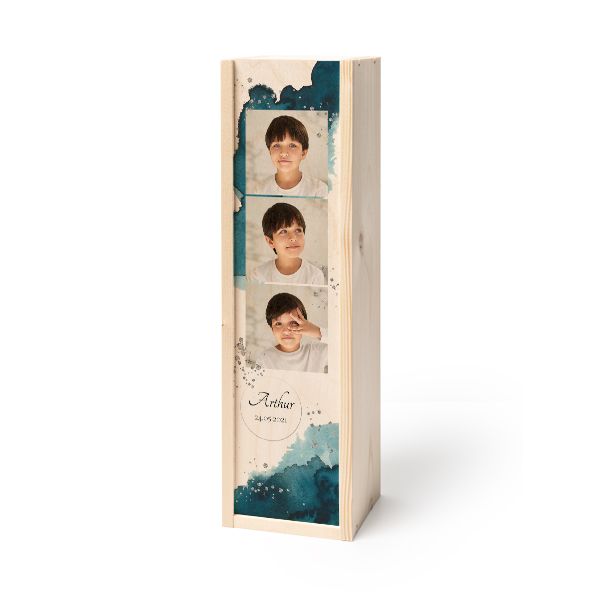 Weinkiste aus Holz personalisieren Weinkiste aus Holz personalisieren