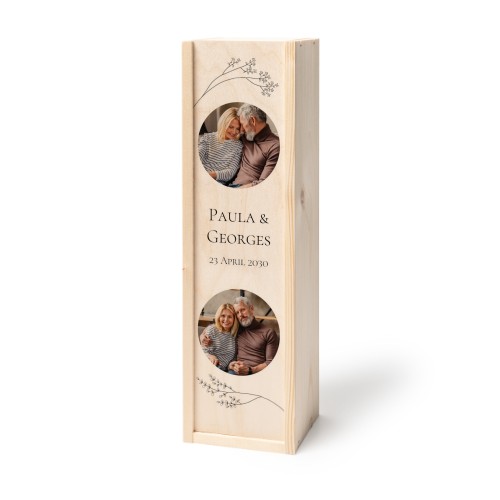 Weinkiste aus Holz personalisieren Weinkiste aus Holz personalisieren