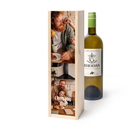 Wijnkist met Rhodan Chardonnay-Roussanne Wijnkist met Rhodan Chardonnay-Roussanne