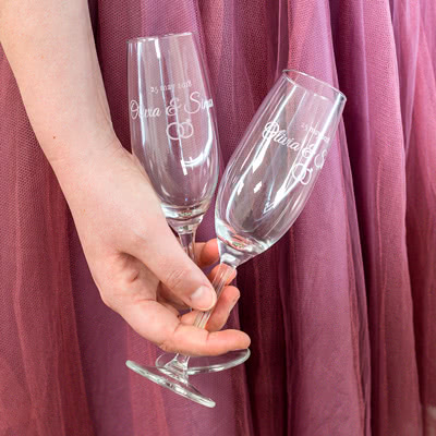 Champagne glasses - Set of 2