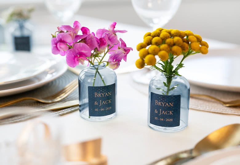 Petit vase en verre - Lot de 6