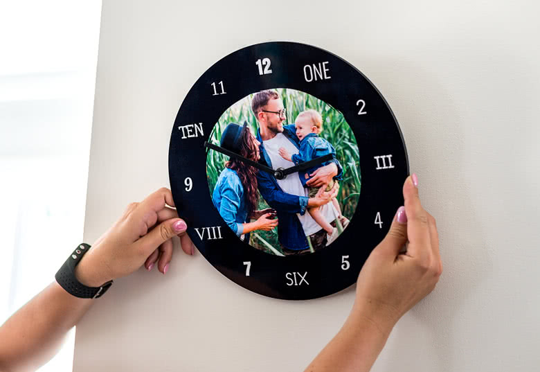 Order your own photo clock
