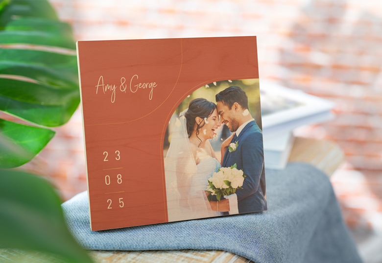 Wooden Photo Block