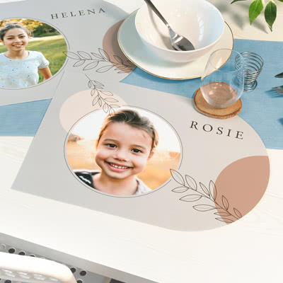 Personalised photo placemats