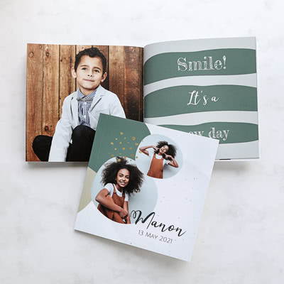 Mini Photo book with quotes