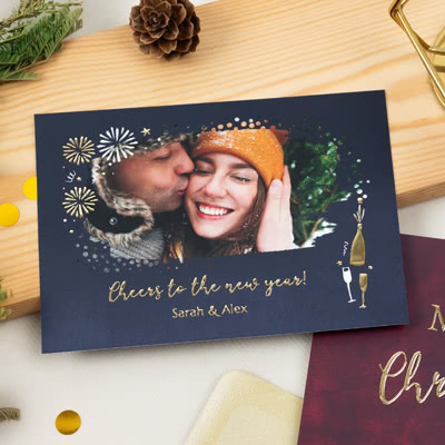 Gold Foil Photo Cards