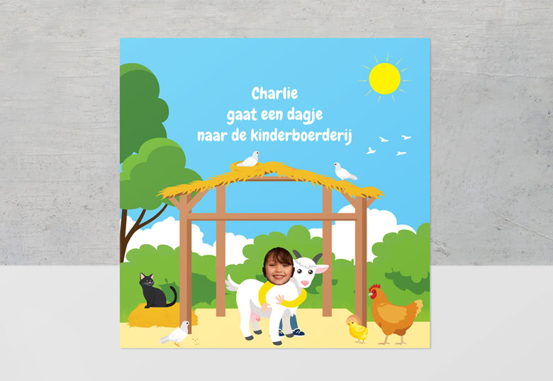 Groot Voorleesboek voor Jongens - Op Reis naar de Kinderboerderij