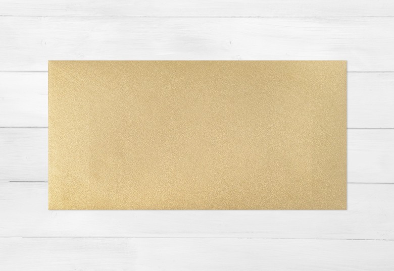 Enveloppes Doré scintillant Panoramique (Set de 10)