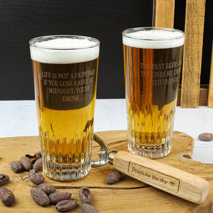 Verres à bière (lot de 2)