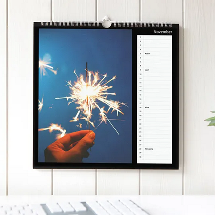 Calendrier anniversaire carré
