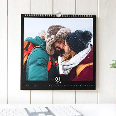 Vægkalender Kvadratisk