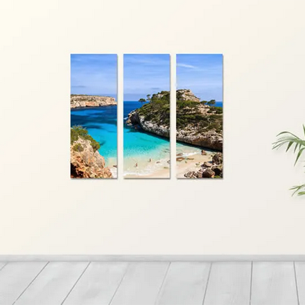 Delad postertavla 3 Panel Trippel 