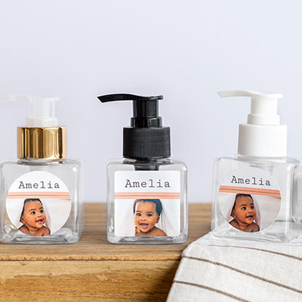 Zeepdispenser Zwart Vierkant (Set van 12)