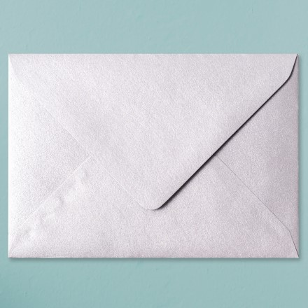 Enveloppes Argent scintillant Paysage (Set de 10)