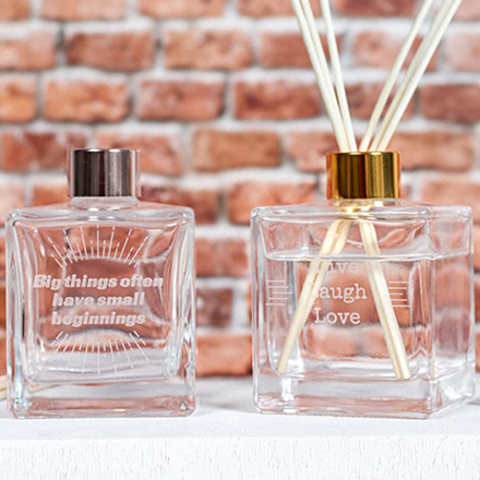 Diffuser i glas med gravyr L