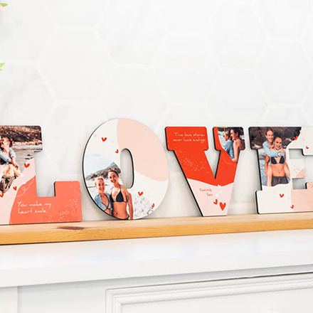 Lettre décoratives Love