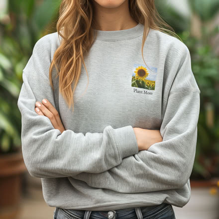 Sweat-shirt Unisexe Gris chiné M