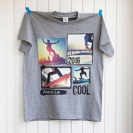 T-shirt gris L