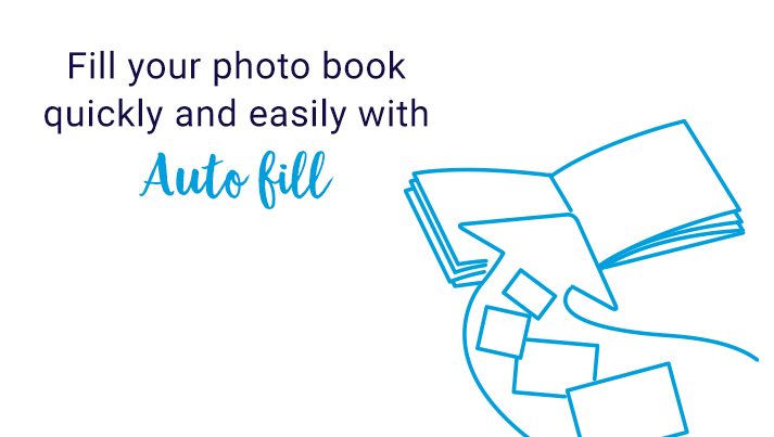 Fill your Photo Book quickly and easily with Auto fill