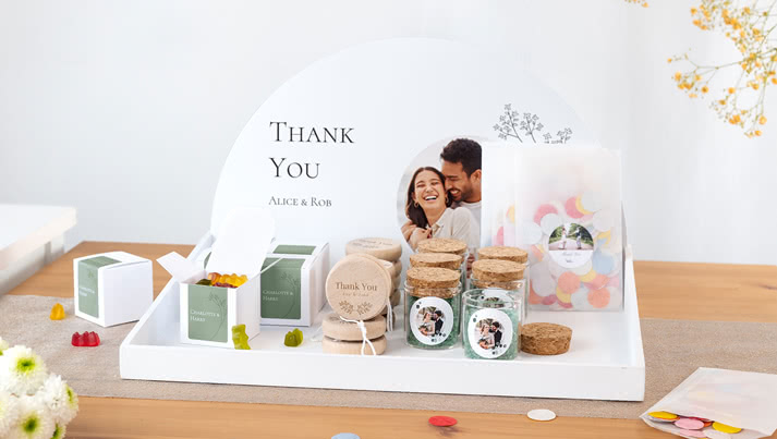 Beautiful guest gifts to remeber your wedding by