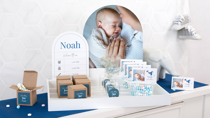 Babyborrel: creëer gepersonaliseerde decoraties en cadeaus