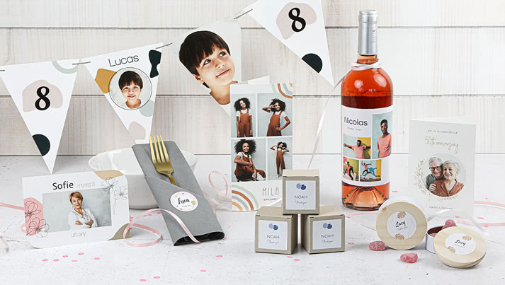 Throw an unforgettable birthday party with personalised items