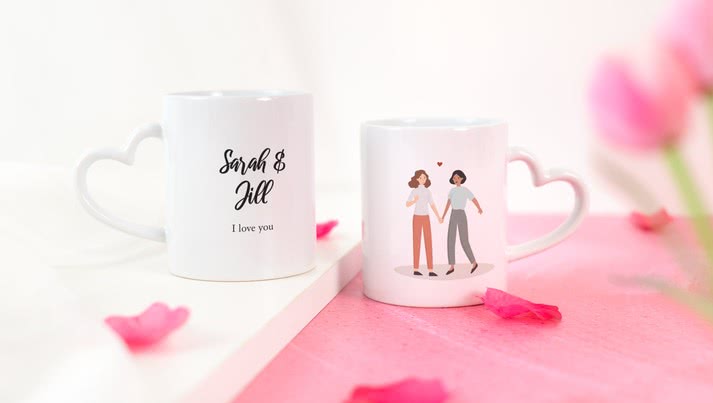 Profitez à deux de ces mugs amoureux 