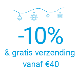 Actie van de maand december: -10% & gratis verzending vanaf 40 euro